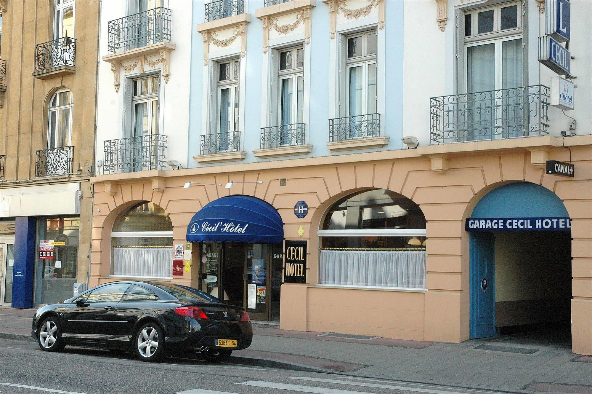 Hotel Cecil Metz Gare Exteriér fotografie